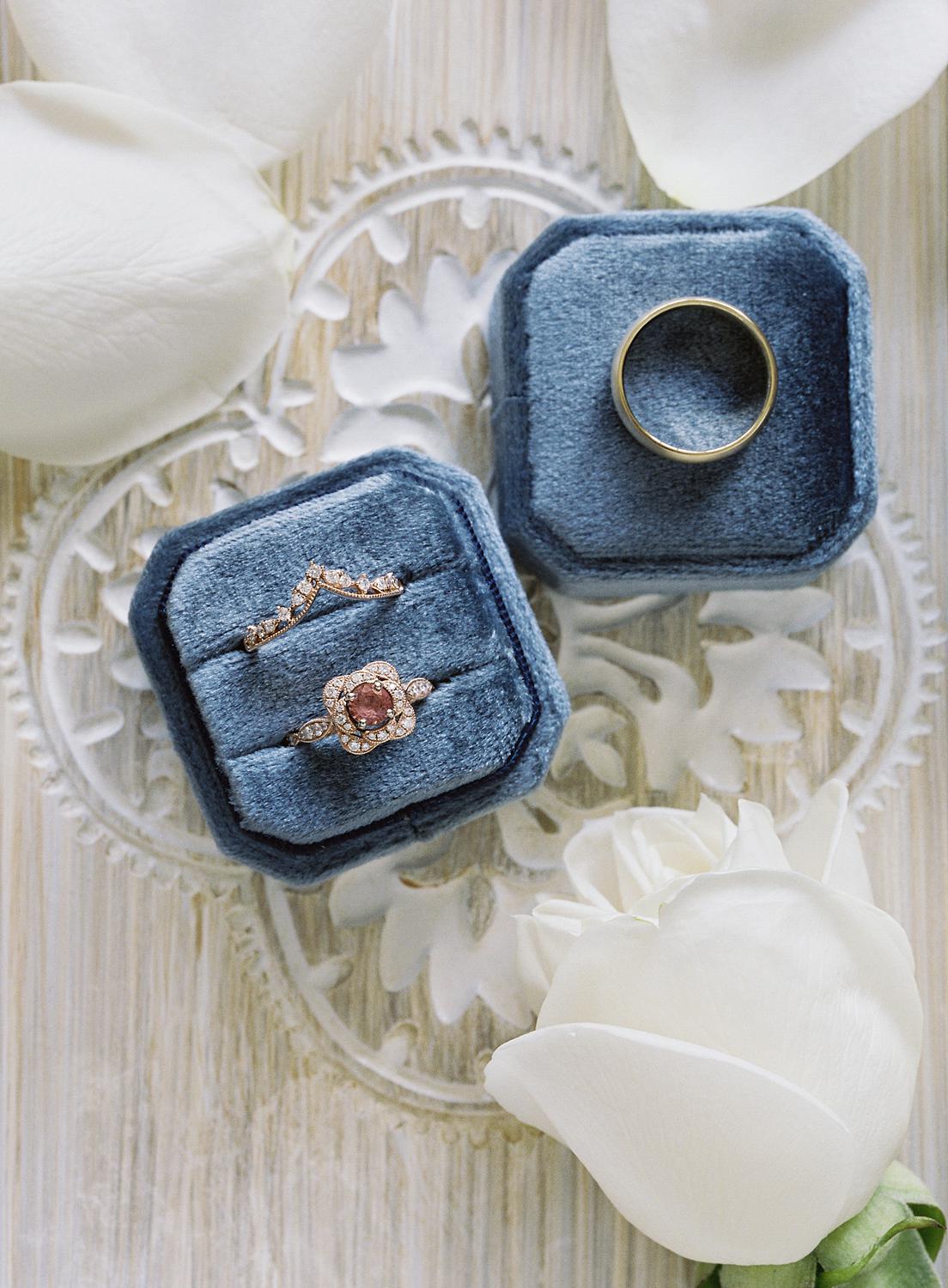 Wedding rings for a Palm Beach elopement