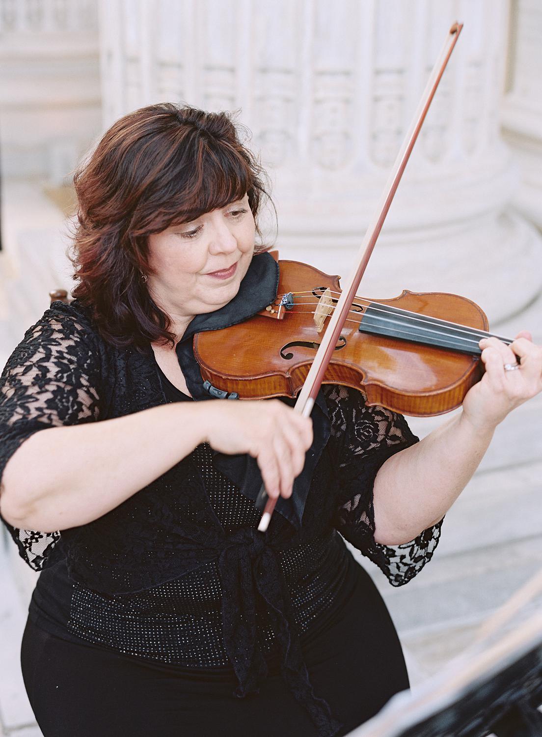 Ceremony musician for a wedding at DAR Constitution Hall.