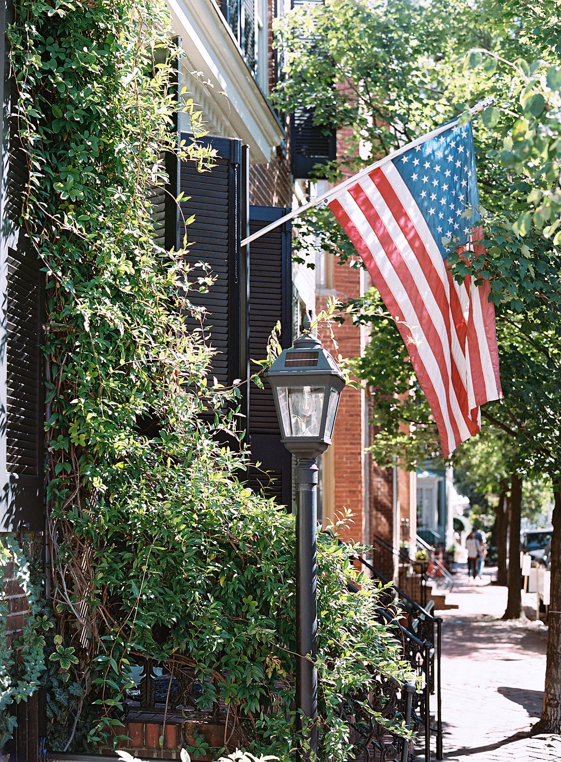 Family home of bride in Annapolis