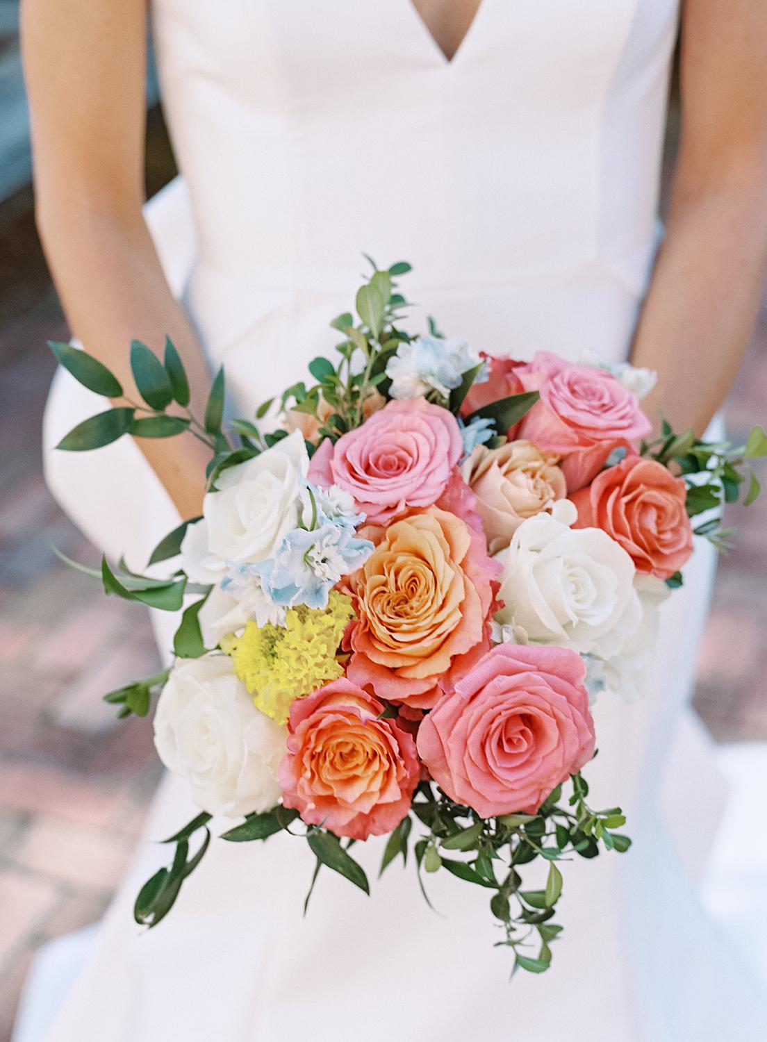 Bride's bouquet at her William Paca House wedding.